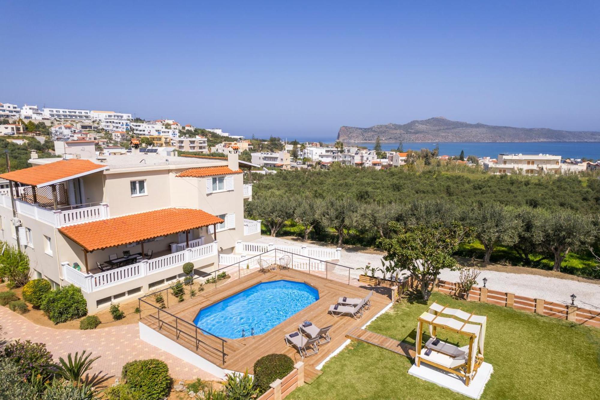 Casa De Philippe With Unique Seaview 2' From Beach Agia  Dış mekan fotoğraf