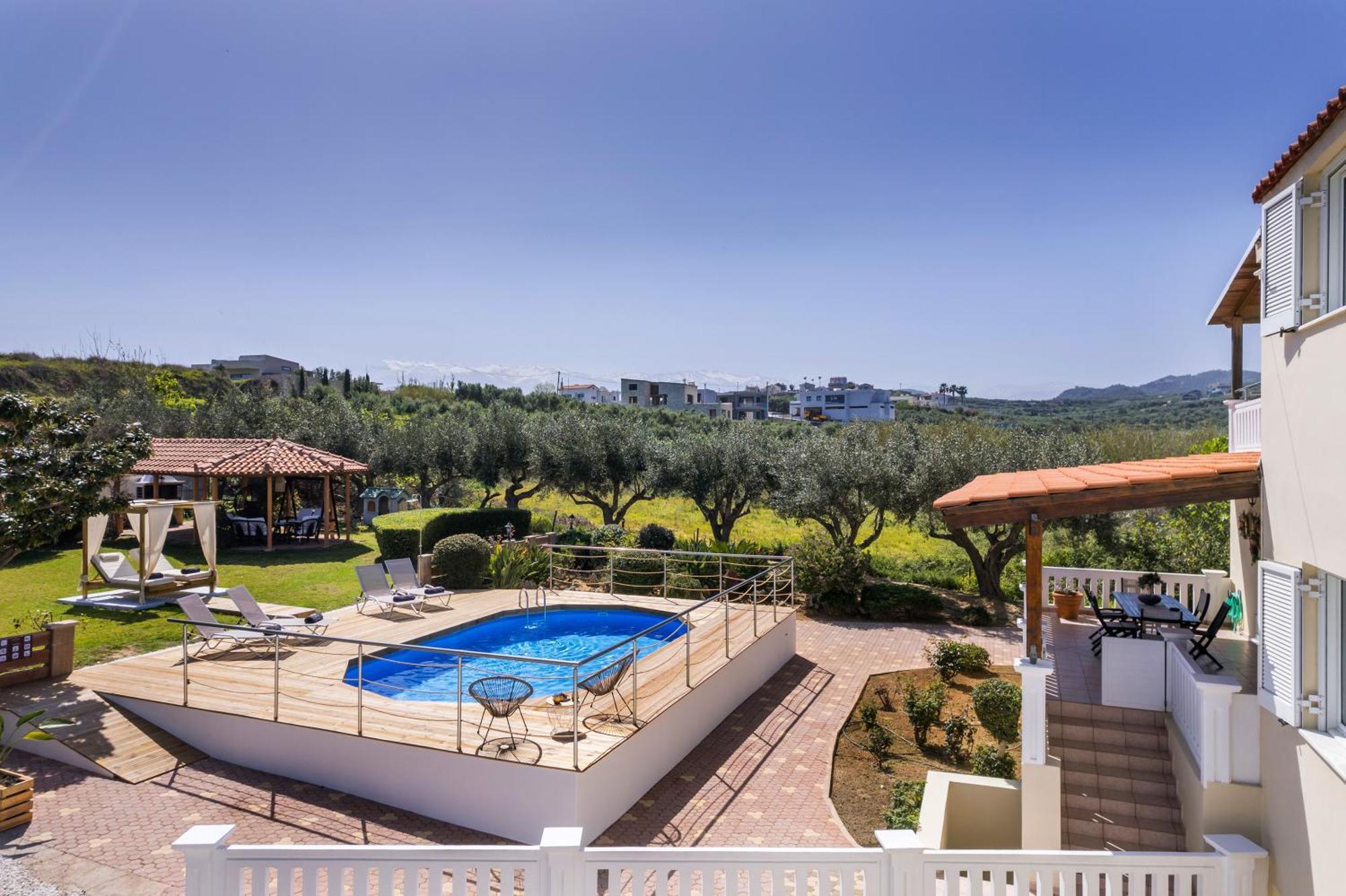 Casa De Philippe With Unique Seaview 2' From Beach Agia  Dış mekan fotoğraf
